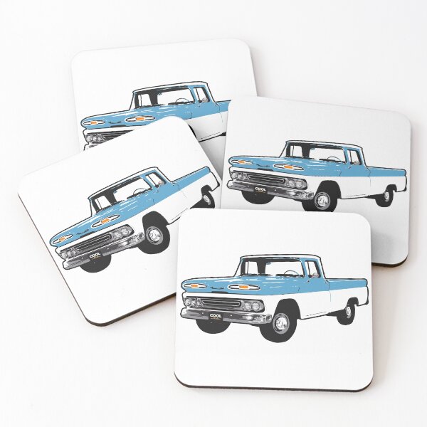 Item preview, 1961 White Blue C Truck designed and sold by CoolRide.