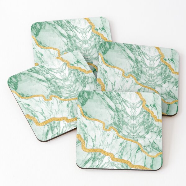 Item preview, Green gold marble designed and sold by Coffinstaple.