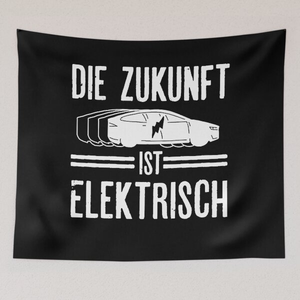 Item preview, The future is electric gift for electric car electric car designed and sold by PlatonisDesign.