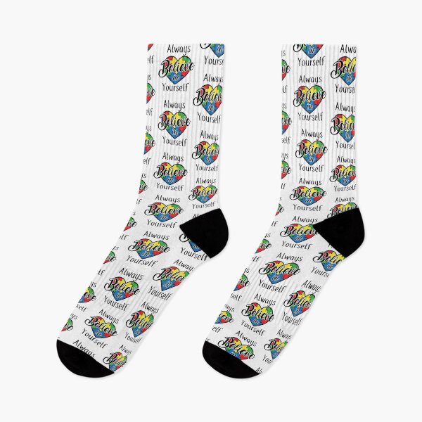 Item preview, Always Believe in yourseld, Autism Awareness Amazing Cute Funny Colorful Motivational Inspirational Gift Idea for Autistic or Au-Some for teachers and mothers of warriors designed and sold by SweetMayDesigns.