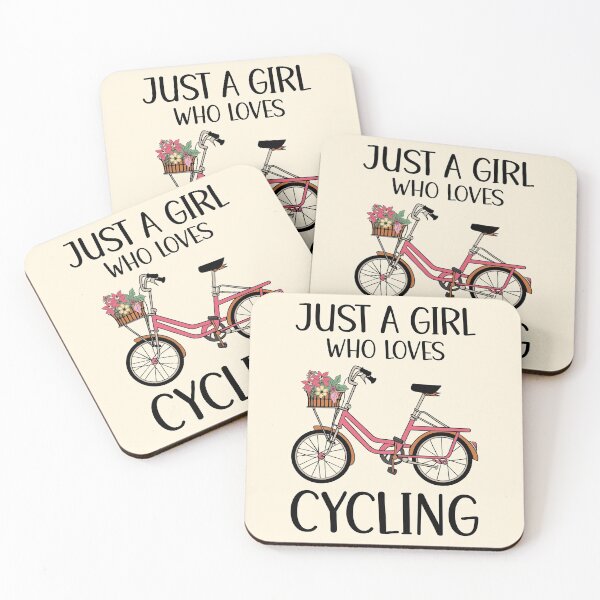 Item preview, Just A Girl Who Loves Cycling designed and sold by OnepixArt.