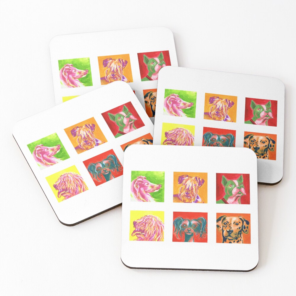 Item preview, Coasters (Set of 4) designed and sold by SketchWithBex.