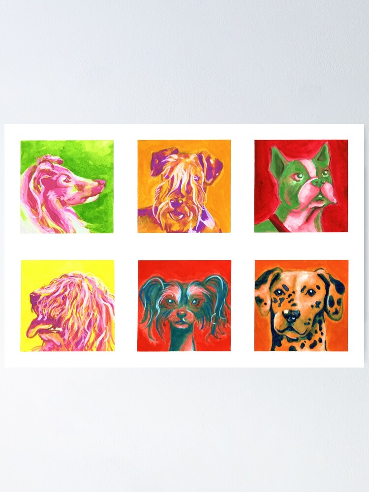 Thumbnail 1 of 3, Poster, Complementary Dogs designed and sold by SketchWithBex.