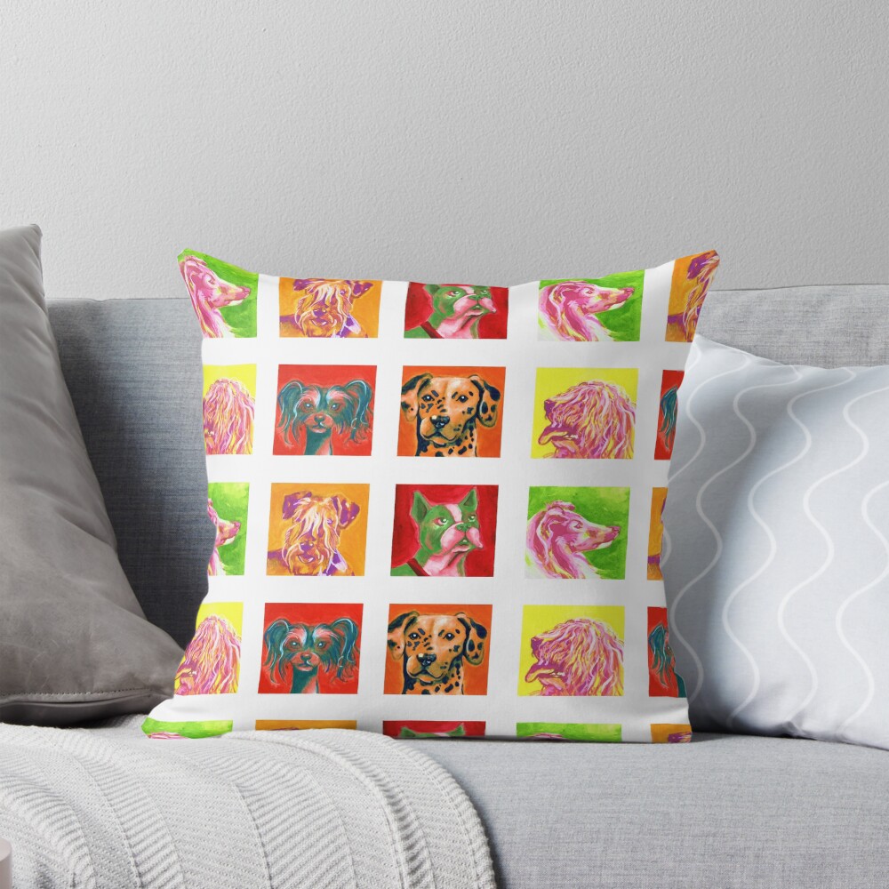 Item preview, Throw Pillow designed and sold by SketchWithBex.