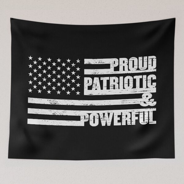 Item preview, Proud Patriotic & Powerful American Flag designed and sold by Art by s2ray.