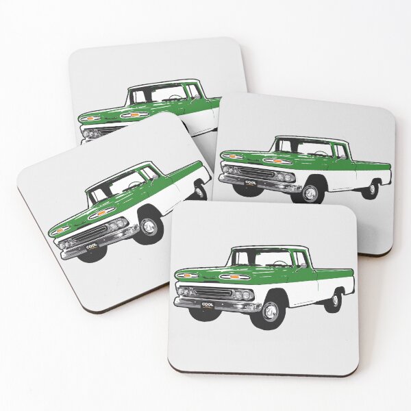 Item preview, 1961 White Green C Truck designed and sold by CoolRide.