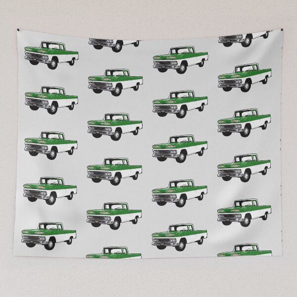 Item preview, 1961 White Green C Truck designed and sold by CoolRide.