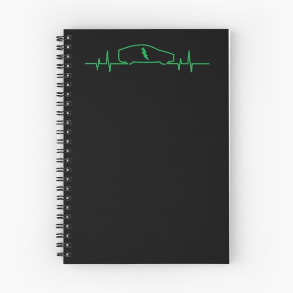 Item preview, Beat EKG pulse motif for electric car electric car fan designed and sold by PlatonisDesign.