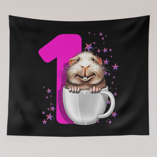 Item preview, First Birthday 1 Year Guinea Pig designed and sold by FD-Design.