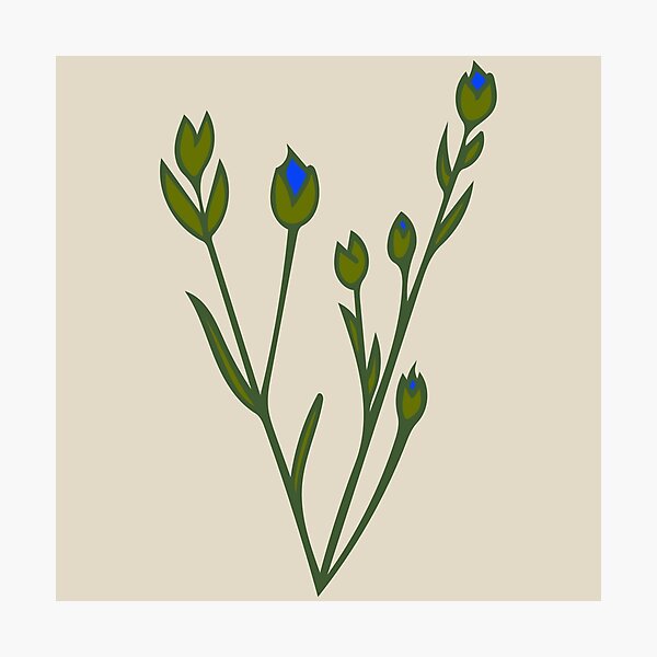 Item preview, Flax Stalk designed and sold by tlemskaya.