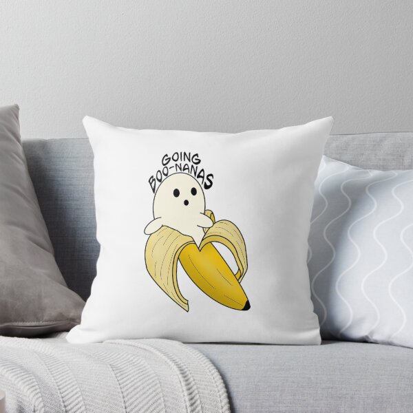 Item preview, Cute and Funny Banana Ghost Pun designed and sold by Hollys-Designs.