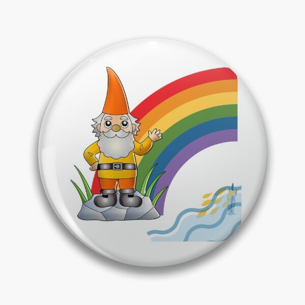 Item preview, A Handsome Gnome Waving Hello designed and sold by WildingClan.