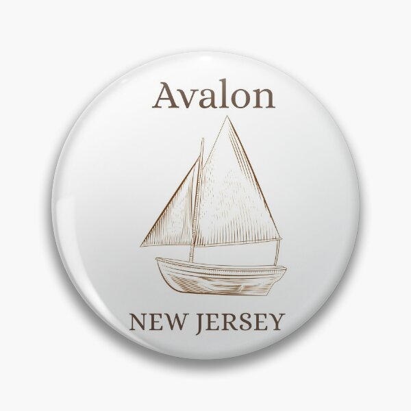 Item preview, Avalon New Jersey Sailboat designed and sold by JerseyBoysTees.