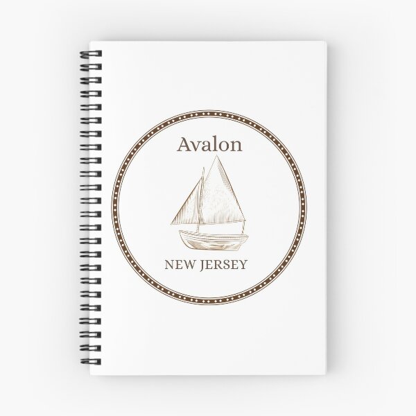 Item preview, Avalon New Jersey Sailboat designed and sold by JerseyBoysTees.
