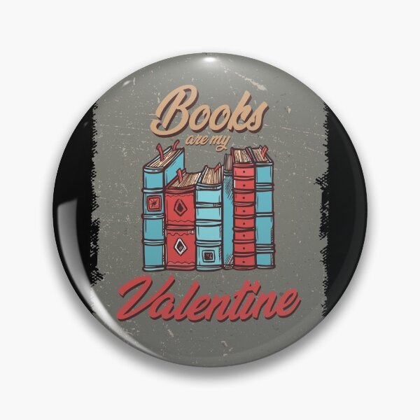 Item preview, Books Are My Valentine Retro designed and sold by DesignByJK.
