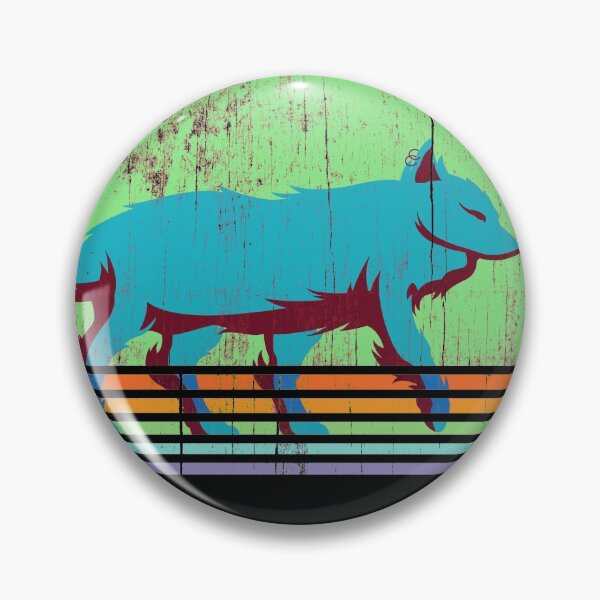 Item preview, Classic Vintage Full Moon Bad Lone Wolf Walking designed and sold by Neyus Art.
