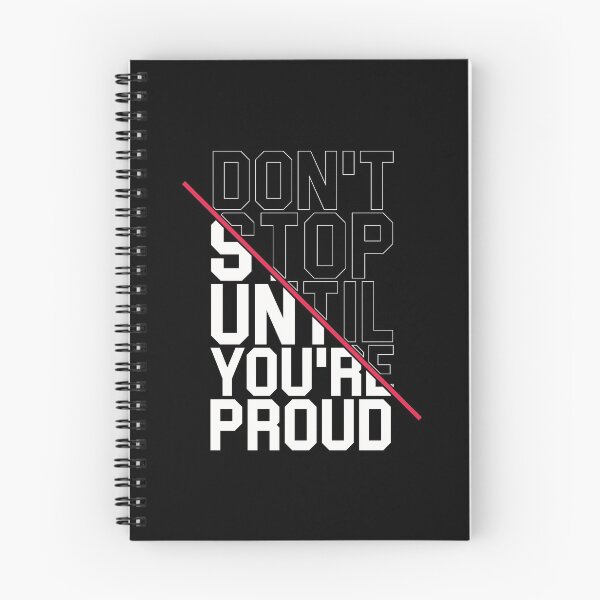 Item preview, Don't stop until you're proud designed and sold by karim Najjar.