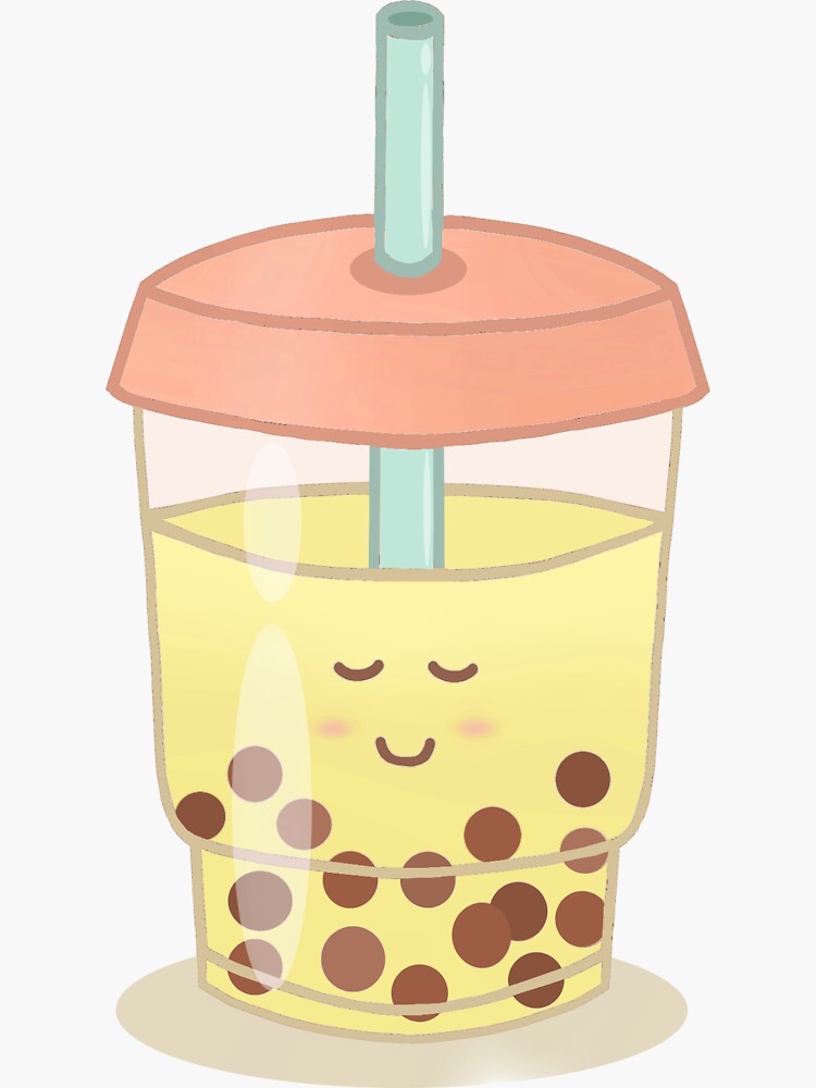 Kawaii Boba Drink 2 Sticker By Gemma2024 Redbubble