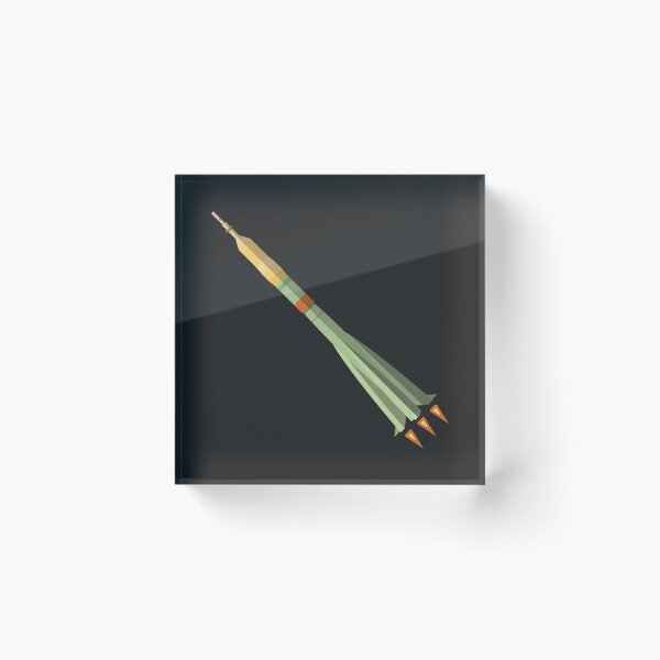 Item preview, Vintage Colored Rocket designed and sold by AeroAstro.