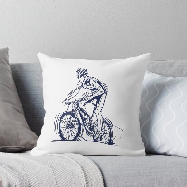 Item preview, Cyclist Riding A Bicycle designed and sold by OnepixArt.