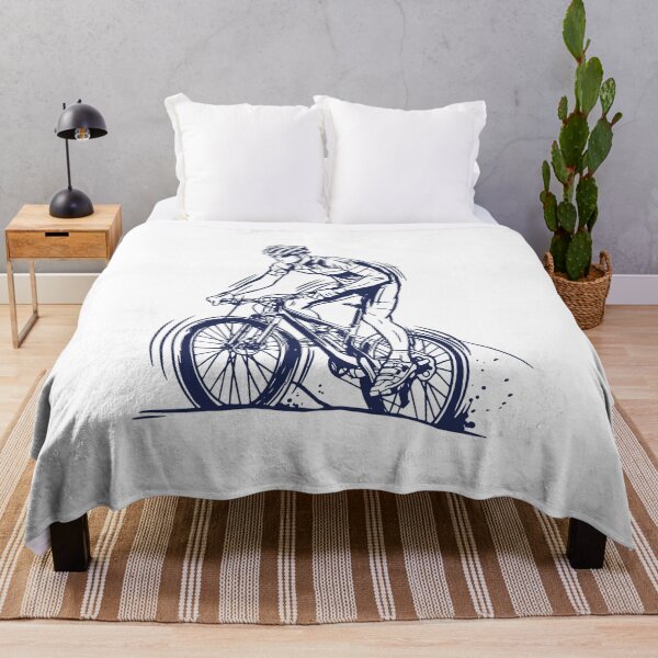 Item preview, Cyclist Riding A Bicycle designed and sold by OnepixArt.