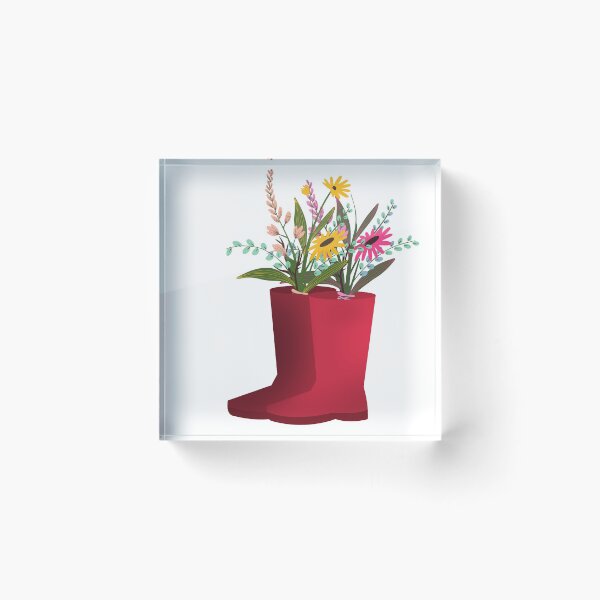 Item preview, Boots With Flowers designed and sold by charsquared.