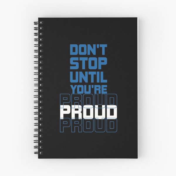 Item preview, Don't stop until you're proud designed and sold by karim Najjar.