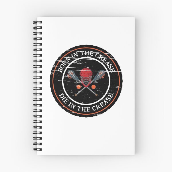 Item preview, Lacrosse Born In The Crease Die In The Crease designed and sold by Betsytiptoe.