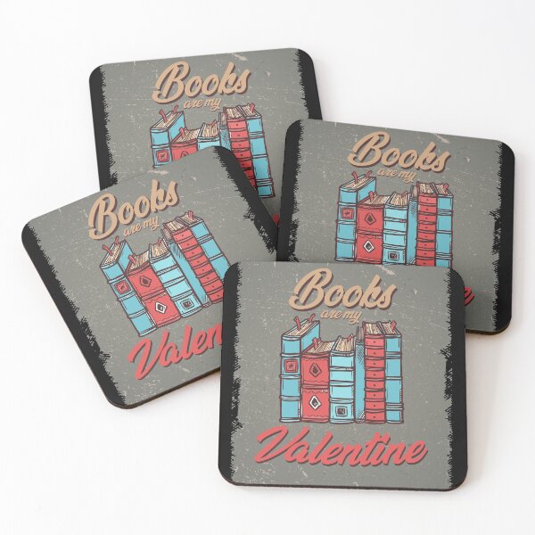 Item preview, Books Are My Valentine Retro designed and sold by DesignByJK.