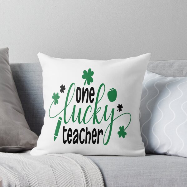 Item preview, St. Patrick's Day - saying teacher - one lucky teacher designed and sold by Raeolus.