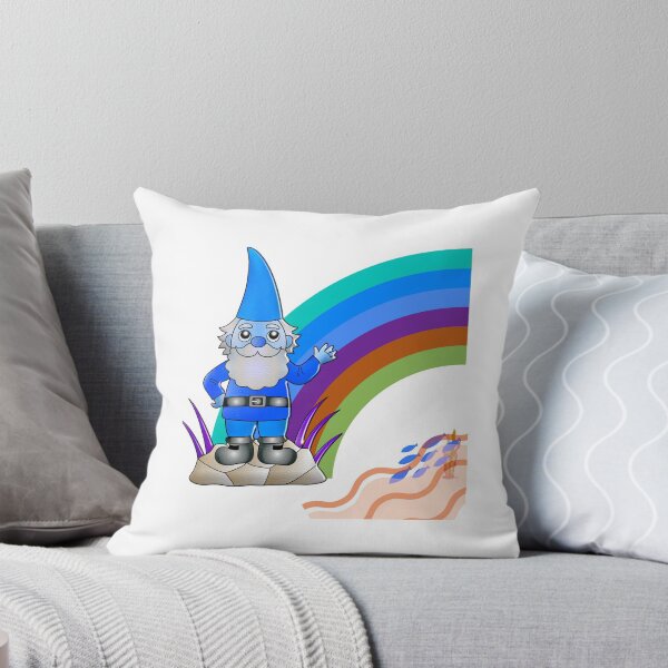 Item preview, A Handsome Blue Gnome Waving Hello designed and sold by WildingClan.
