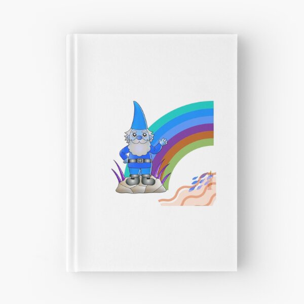 Item preview, A Handsome Blue Gnome Waving Hello designed and sold by WildingClan.