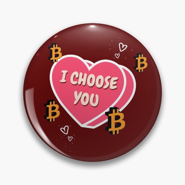 Item preview, Bitcoin I choose you - Valentines Day designed and sold by Bitcoin-Fashion.