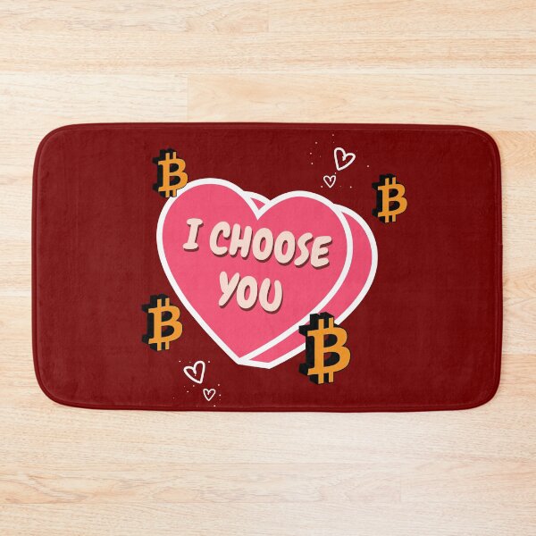 Item preview, Bitcoin I choose you - Valentines Day designed and sold by Bitcoin-Fashion.