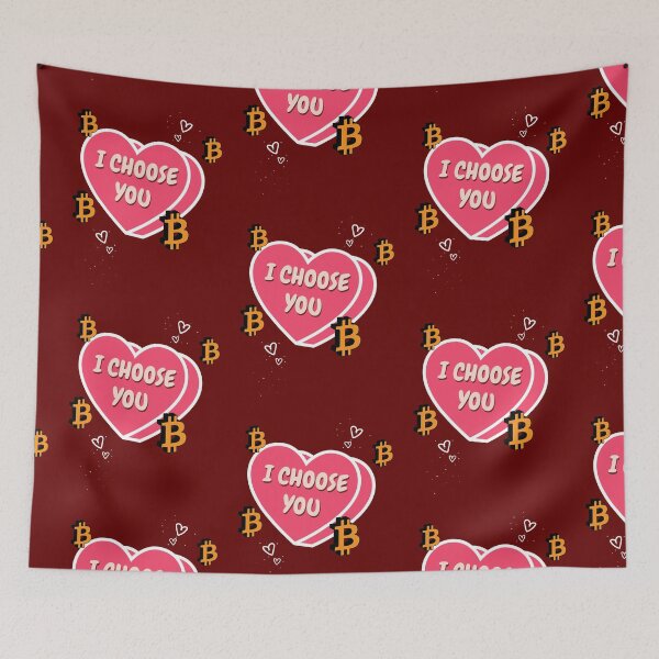 Item preview, Bitcoin I choose you - Valentines Day designed and sold by Bitcoin-Fashion.