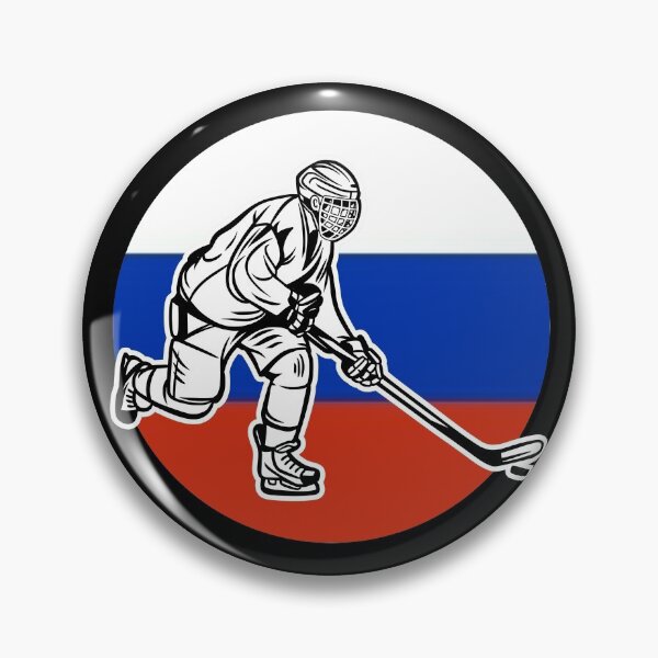 Item preview, Hockey player russian flag designed and sold by Astralia.
