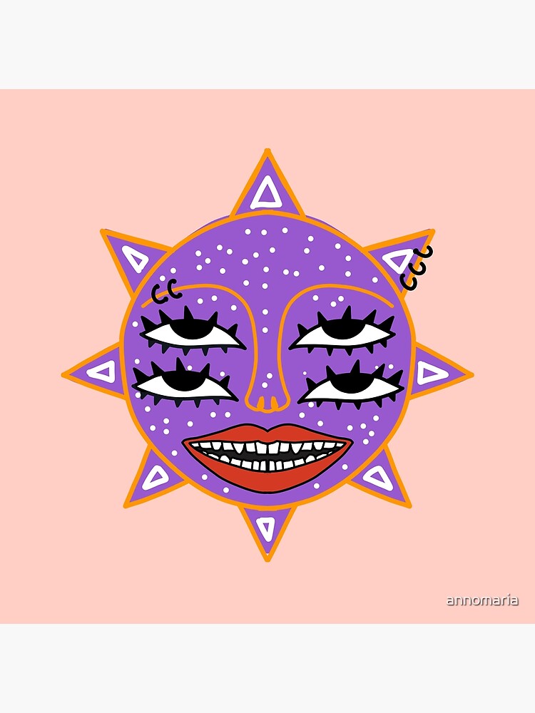 "Sun sticker for indie girl, indie kid stickers, indie core stickers