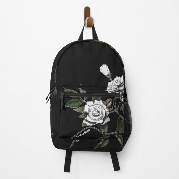 Item preview, White Roses black background designed and sold by Ailuigidlos.