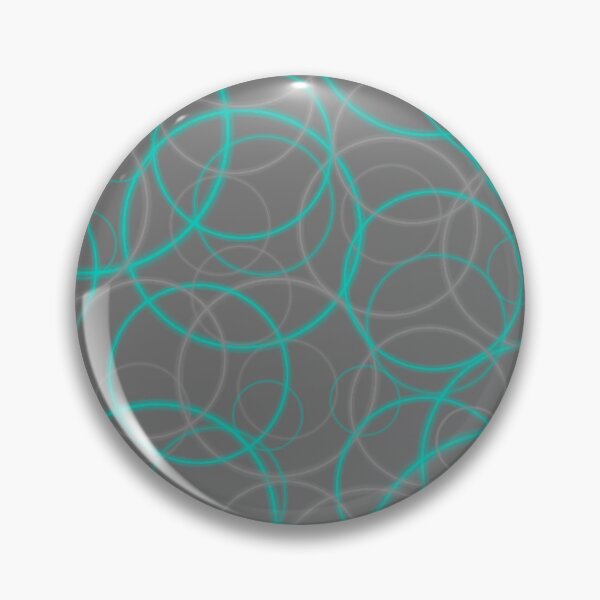 Item preview, Gray Teal Circles designed and sold by Coffinstaple.