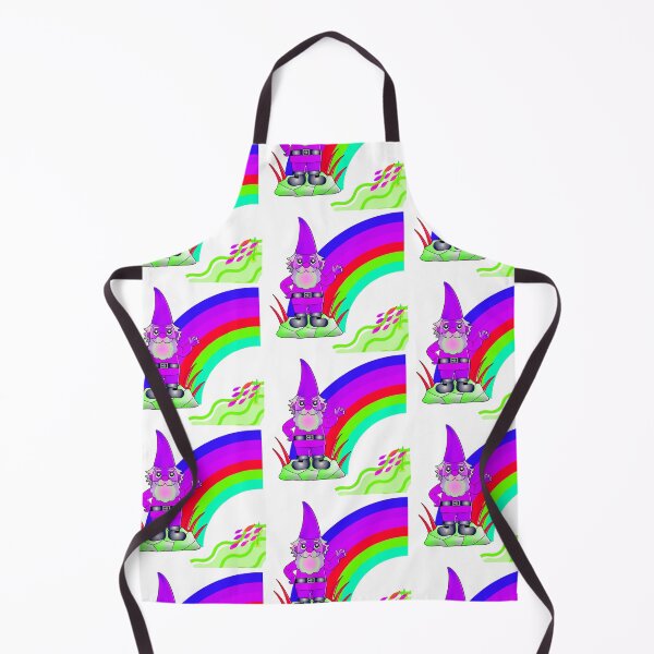Item preview, A Handsome Purple Gnome Waving Hello designed and sold by WildingClan.