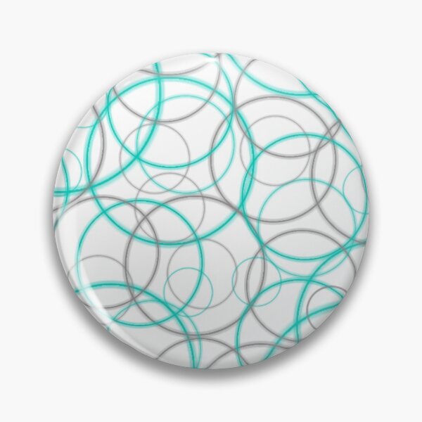 Item preview, White teal circles designed and sold by Coffinstaple.