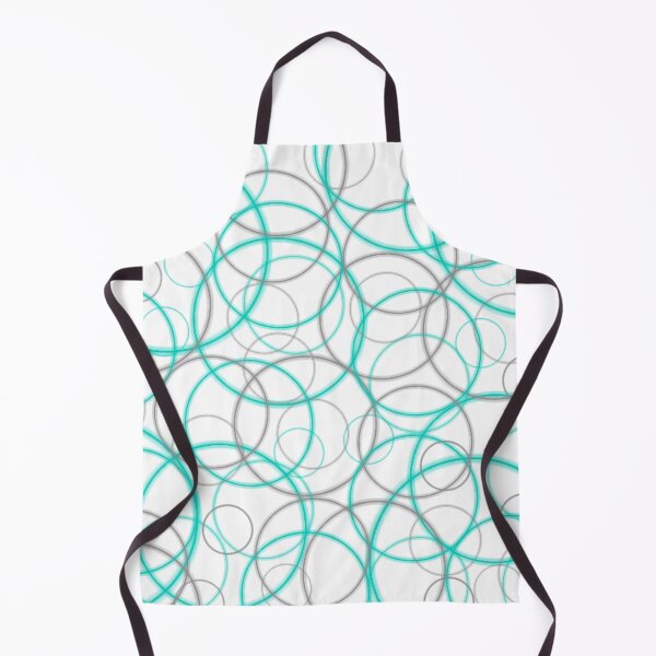 Item preview, White teal circles designed and sold by Coffinstaple.
