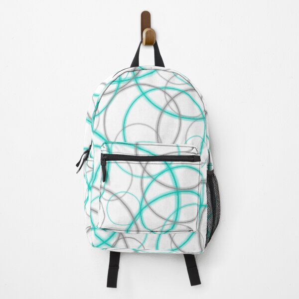 Item preview, White teal circles designed and sold by Coffinstaple.