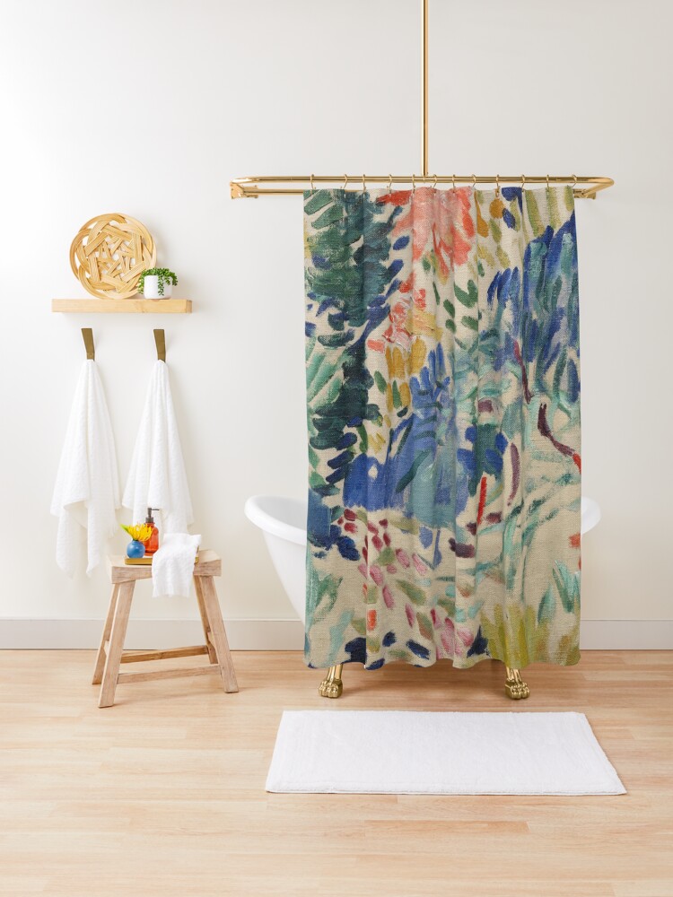 Thumbnail 1 of 5, Shower Curtain, Henri Matisse Landscape at Collioure designed and sold by LoveTreats.