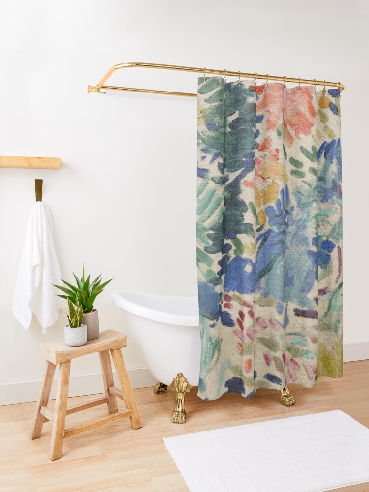 Thumbnail 3 of 5, Shower Curtain, Henri Matisse Landscape at Collioure designed and sold by LoveTreats.