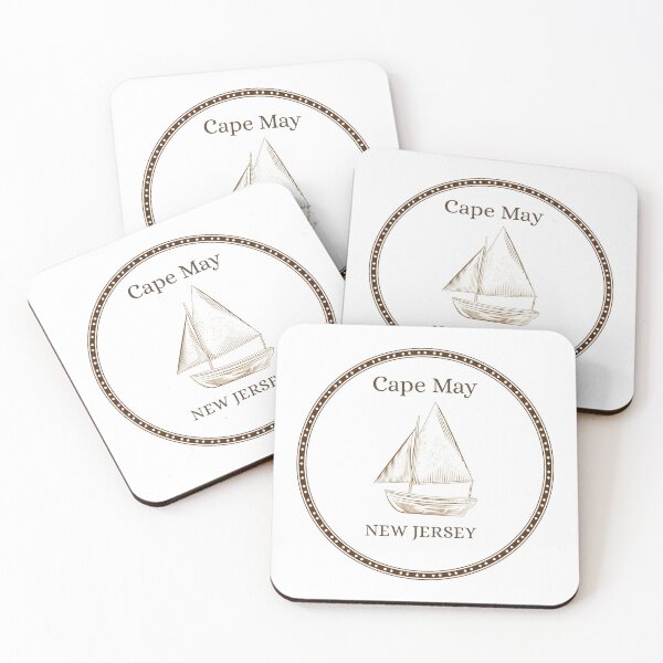 Item preview, Cape May New Jersey Sailboat designed and sold by JerseyBoysTees.