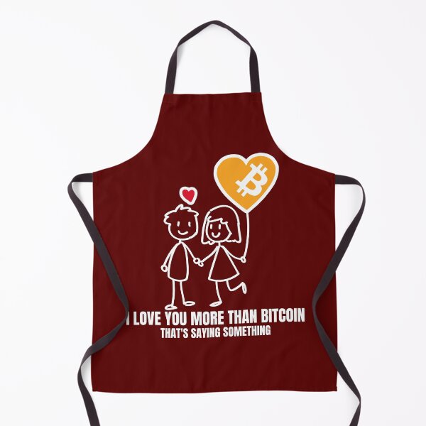 Item preview, I love you more than bitcoin - Valentines Day designed and sold by Bitcoin-Fashion.