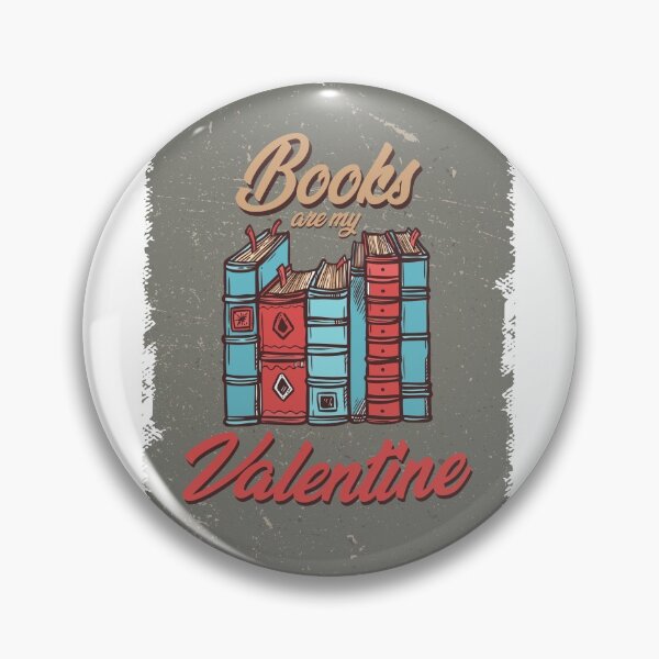 Item preview, Books Are My Valentine Retro designed and sold by DesignByJK.