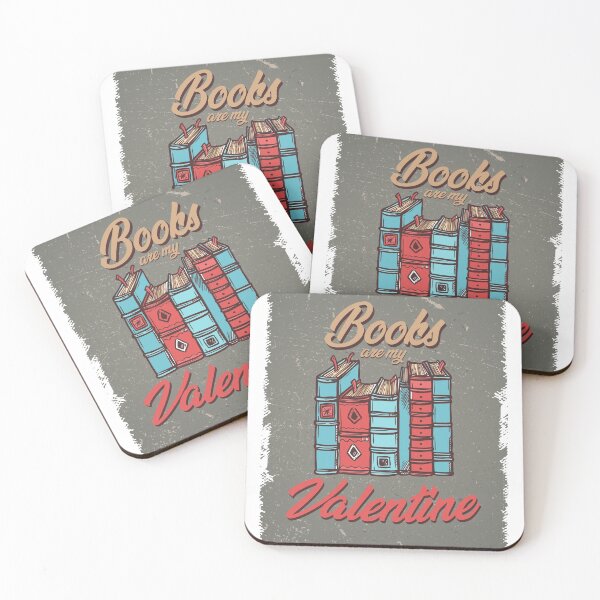 Item preview, Books Are My Valentine Retro designed and sold by DesignByJK.