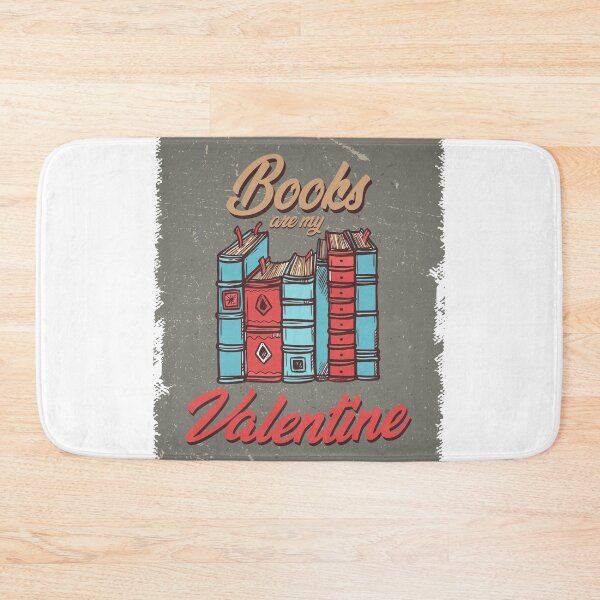 Item preview, Books Are My Valentine Retro designed and sold by DesignByJK.
